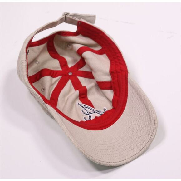 Atlanta Braves x Alabama Crimson Tide Baseball Hat Cap Tan - Picture 5 of 6